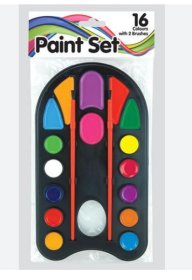 (image for) CTY CLUB PAINT SET+2 BRUSH - 16COLO
