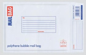 (image for) CTY POLY BUBBLE BAG WH 17X26CM - SMALL