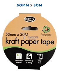 (image for) CTY KRAFT PAPER TAPE 30M - 50MM