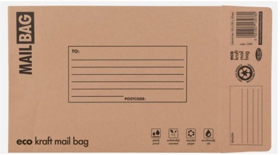 (image for) CTY KRAFT MAIL BAG - SMALL