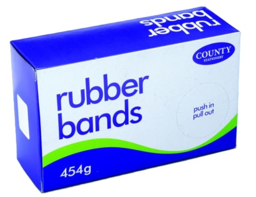 (image for) CTY RUBBER BANDS 454GMS