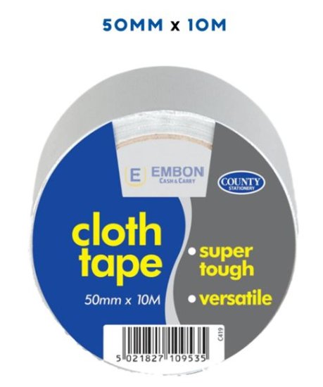 (image for) COUNTY CLOTH TAPE - 10MX50MM
