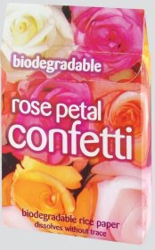 (image for) CONFETTI ROSE PETAL BIODEGRADE - STD