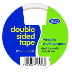(image for) CTY DOUBLE SIDED TAPE 10M - 19MM