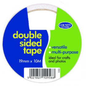 (image for) COUNTY DOUBLE SIDED TAPE - 10MX19MM