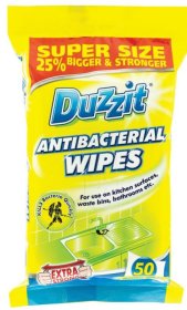 (image for) DUZZIT WIPES ANTI BACTERIAL - 50S