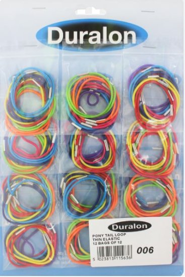 (image for) DURALON HAIR ELASTIC(PONY LOOP - 12S