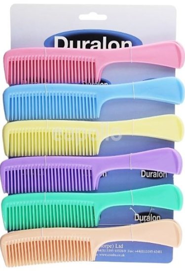 (image for) DURALON HANDLE COMBS - 7.5\"