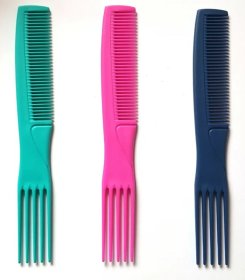 (image for) DURALON AFRO COMBS COLOUR - STD