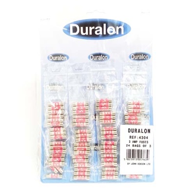 (image for) FUSES (CARDED) 3 AMP