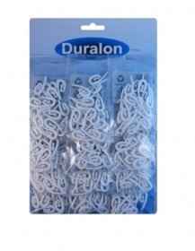 (image for) DURALON CURTAIN TAPE HOOKS - 3218