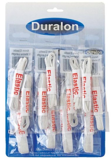 (image for) DURALON ELASTIC ASST SIZES - STD