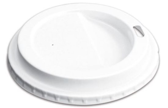 (image for) GG HOT CUP LID WHITE 100S - 12/16