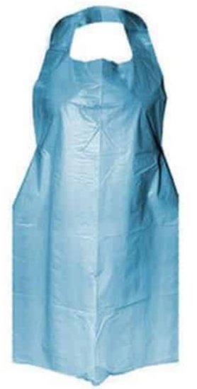 (image for) HP APRON DISPOSABLE BLUE 200S - 27X42\"