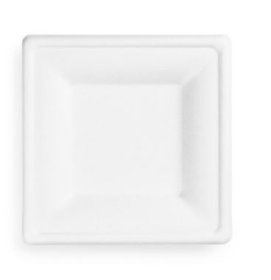 (image for) HP BAGASSE PLATE SQUARE 125S - 6"