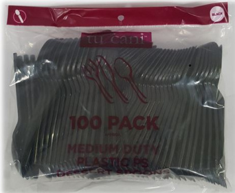 (image for) HP PLASTIC D/SPOON BLK REUSE