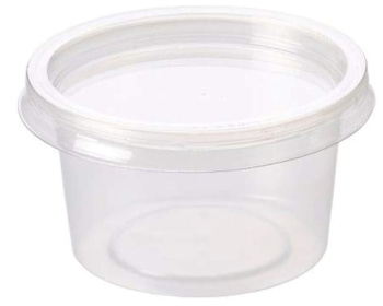 (image for) PLASTIC SAUCE CUP WITH LID - 4OZ