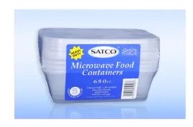 (image for) SATCO PLASTIC CONT+LID M/W 5S - 650ML