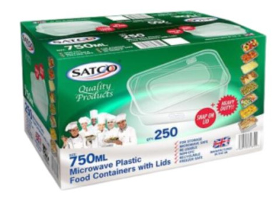 (image for) SATCO PLASTIC CONTAINER+LID