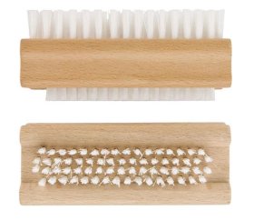 (image for) NAIL BRUSH WOODEN D/SIDED - LARGE
