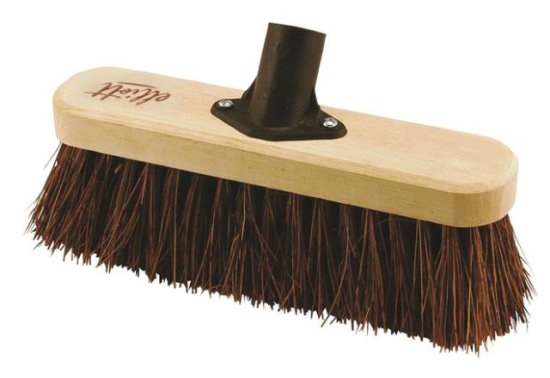 (image for) ELLI BROOM HEAD WOOD STIFF BAS - 25CM