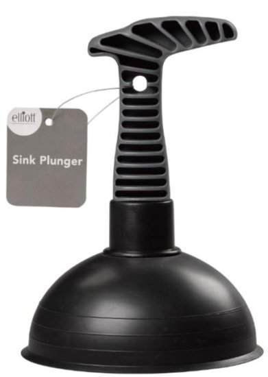 (image for) ELLI SINK PLUNGER BLACK - STD