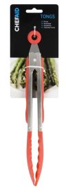 (image for) CHEF AID FOOD TONGS ASST COLOR - STD