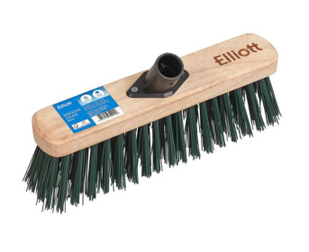 (image for) ELLIOTT BROOM HEAD WOOD WITH STIFF FIBRES GREEN-29CM