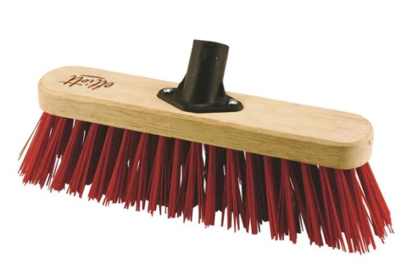(image for) ELLI BROOM HEAD WOOD STIFF RED