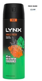 (image for) LYNX DEODORANT BODY SPRAY JUNGLE FRESH PM3.99 - 200ML