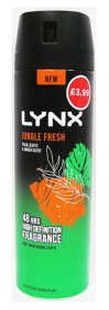 (image for) LYNX DEODORANT BODY SPRAY JUNGLE FRESH PM3.99 - 200ML