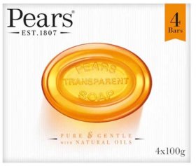 (image for) PEARS TRANSPARENT SOAP - 100GX4