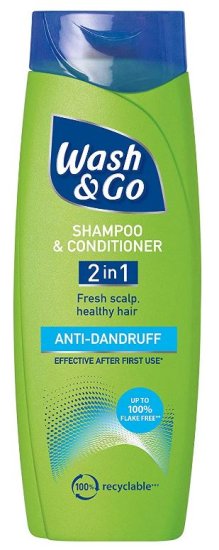 (image for) WASH & GO S/POO&COND ANTI-DAND - 200ML