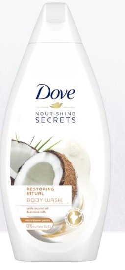 (image for) DOVE B/WASH RESTORING COCO&ALM - 225ML