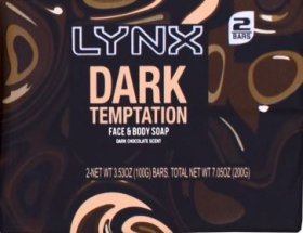 (image for) LYNX SOAP TWIN DARK TEMPTATION - 100G