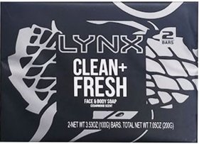 (image for) LYNX SOAP TWIN CLEAN&FRESH - 100G