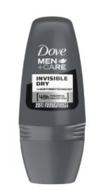 (image for) DOVE ROLL ON MEN INVISIBLE DRY - 50ML