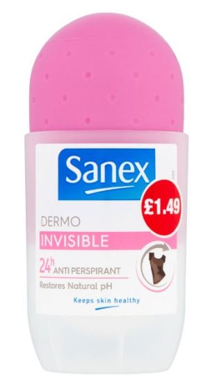 (image for) SANEX ROLL ON INVISIBLE PM1.49 - 50ML