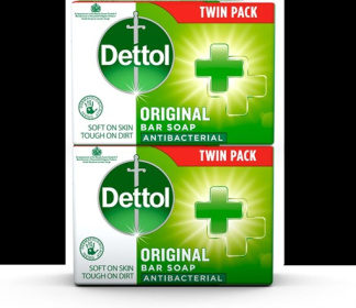 (image for) DETTOL HAND SOAP TWIN ANTIBACTERIAL - 100G