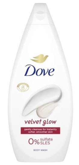 (image for) DOVE B/WASH VELVET GLOW - 225ML