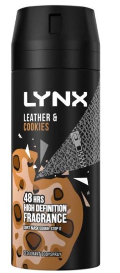 (image for) LYNX DEO LEATHER & COOKIES - 150ML