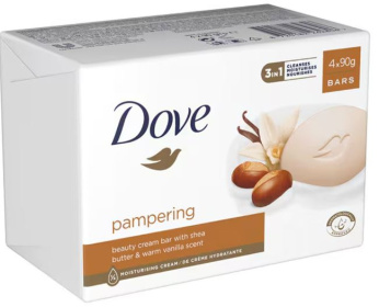 (image for) DOVE SOAP SHEA BUTTER - 4X90G