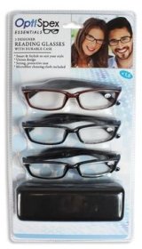 (image for) READING GLASS SET OF 3 - +1.50