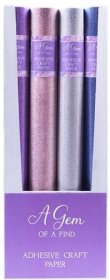 (image for) ADHESIVE CRAFTPAPER GLITTER AS - SMALL 