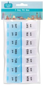 (image for) RSW 7 DAY PILL BOX 14 COMPARTM - AM/PM