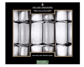 (image for) XMAS CRACKER DELUXE SILVER 6S - 13.5"