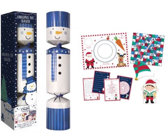 (image for) XMAS CRACKER SNOWMAN - 17.5\"