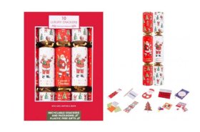 (image for) XMAS LUXURY CRACKER SANTA 10S - 14"