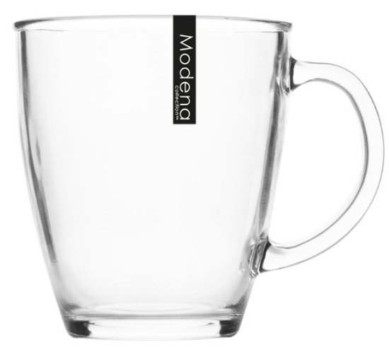 (image for) RSW GLASS MUG CLEAR PLAIN - 12OZ