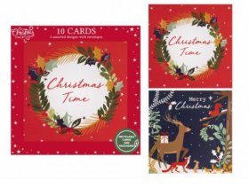 (image for) XMAS CARDS CHRISTMAS TIME - 10S